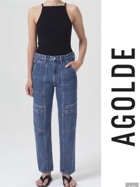 Agolde Women's Copper Jeans in Medium Blue